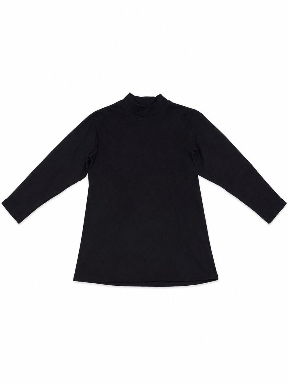 Vintage LINKS Women’s Small Black Mock Neck Long Sleeve Top Made in USA